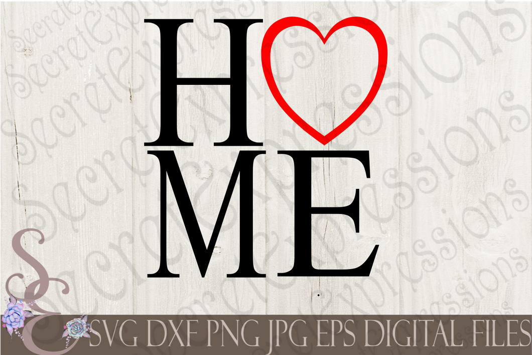 Home Svg, Digital File, SVG, DXF, EPS, Png, Jpg, Cricut, Silhouette, Print File