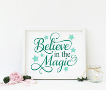 Believe in the Magic Svg, Digital File, SVG, DXF, EPS, Png, Jpg, Cricut, Silhouette, Print File