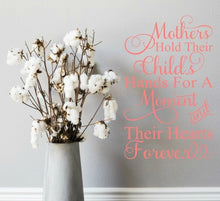 Mothers Hold their Child's Hands Svg, Mother's Day, Digital File, SVG, DXF, EPS, Png, Jpg, Cricut, Silhouette, Print File