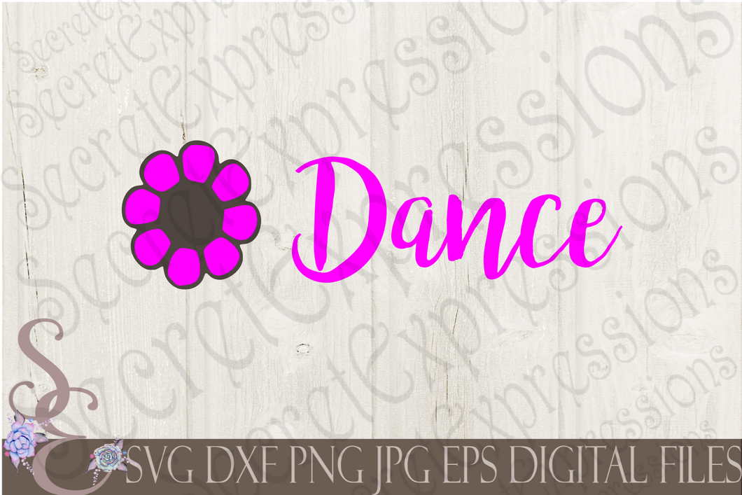 Dance Svg, Digital File, SVG, DXF, EPS, Png, Jpg, Cricut, Silhouette, Print File
