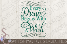 Dream SVG Bundle, Digital File, SVG, DXF, EPS, Png, Jpg, Cricut, Silhouette, Print File