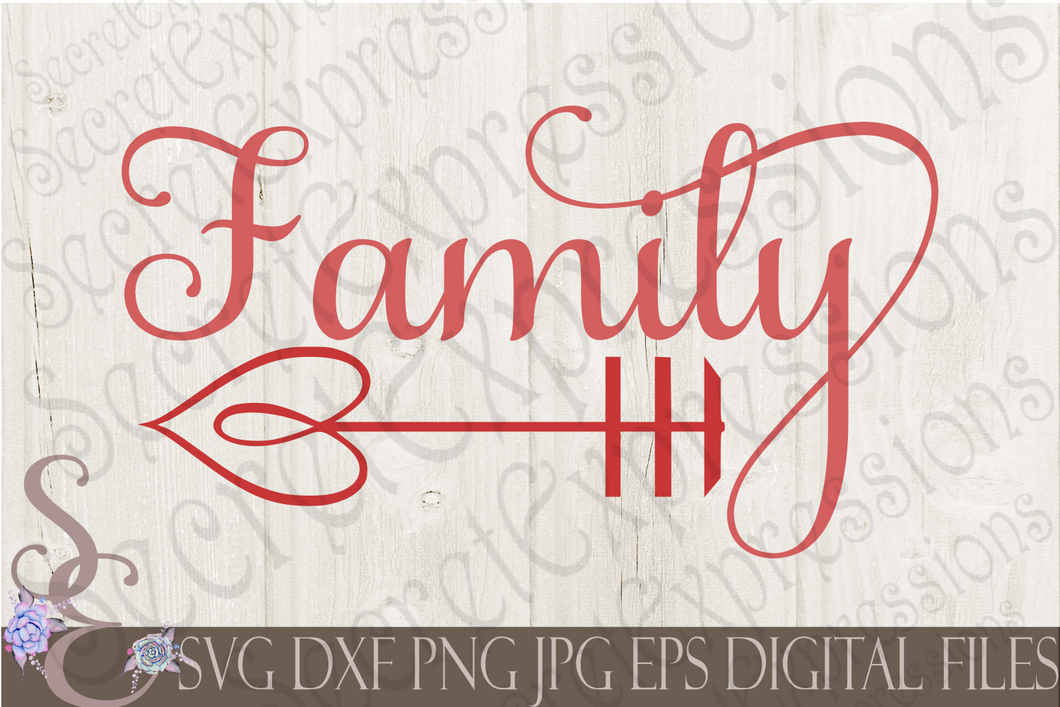 Family Svg, Digital File, SVG, DXF, EPS, Png, Jpg, Cricut, Silhouette, Print File