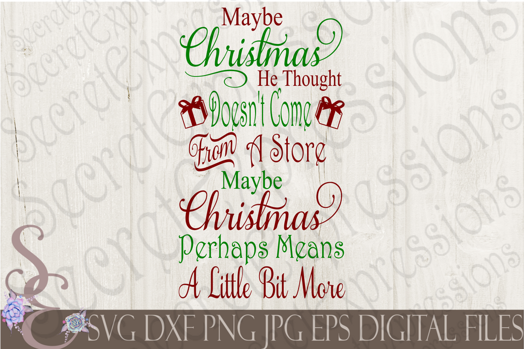 Grinch Svg, Christmas Digital File, SVG, DXF, EPS, Png, Jpg, Cricut, Silhouette, Print File
