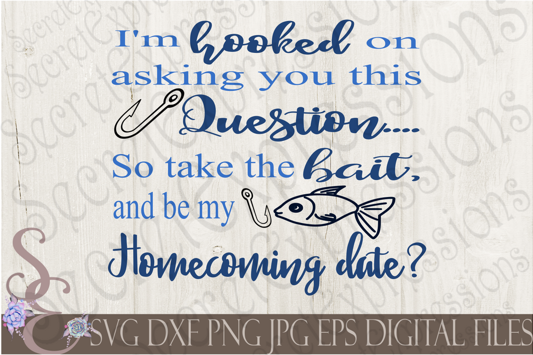 Homecoming Take the Bait Svg, Digital File, SVG, DXF, EPS, Png, Jpg, Cricut, Silhouette, Print File