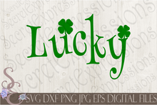Lucky SVG Bundle, Digital File, SVG, DXF, EPS, Png, Jpg, Cricut, Silhouette, Print File