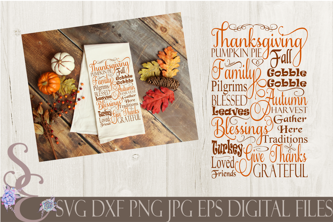Thanksgiving Subway Svg, Digital File, SVG, DXF, EPS, Png, Jpg, Cricut, Silhouette, Print File